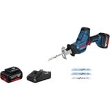 Bosch GSA 18 V-LI C Nero, Blu, Scambiarsi sega blu/Nero, Nero, Blu, 2,1 cm, 20 cm, 10 cm, Batteria, Ioni di Litio