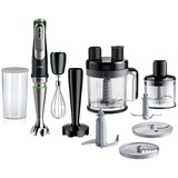 Braun MultiQuick 9 MQ 9187XLI 0,6 L Frullatore ad immersione 1200 W Nero, Acciaio inossidabile accaio/Nero, Frullatore ad immersione, 0,6 L, Funzione pulsante, Tritaghiaccio, 1200 W, Nero, Acciaio inossidabile