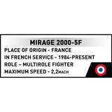 COBI COBI 495 PCS FORZE ARMATE /5917/ MIRAGE 2000-5F, Giochi di costruzione 