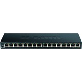 D-Link DGS-1016S switch di rete Non gestito Gigabit Ethernet (10/100/1000) Nero Non gestito, Gigabit Ethernet (10/100/1000), Full duplex