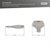 Digitus DN-19 KEY-9473, Chiave 