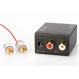 Digitus DS-40133 convertitore audio Nero Nero, 5 V, 1000 mA, 0,5 W, 50 mm, 40 mm, 30 mm