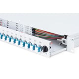 Digitus Scatola di giunzione fibra ottica, equipaggiata, 6x LC-APC DX, OS2 grigio