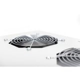 Digitus Unità di ventilazione da tetto per armadi di rete Unique & Varioflex-N e armadi di rete Dynamic Basic e di server, Modulo fan grigio, Grigio, 4 ventola(e), Varioflex-N, Unique Network, Dynamic Basic, 410 mm, 470 mm, 80 mm