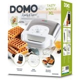 Domo Waffle Gustoso XL, Cialde bianco/in acciaio inox