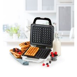 Domo Waffle Gustoso XL, Cialde bianco/in acciaio inox