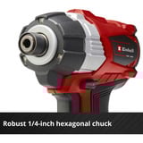 EINHELL TE-CI 18 Li 1/4" 2900 Giri/min 180 Nm Nero, Rosso, Avvitatore rosso/Nero, Chiave di impatto, Nero, Rosso, 1/4", 2900 Giri/min, 180 Nm, Batteria