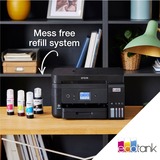 Epson EcoTank ET-3850, Stampante multifunzione Nero, Ad inchiostro, Stampa a colori, 4800 x 1200 DPI, A4, Stampa diretta, Nero