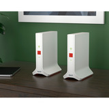 FRITZ! Mesh Set 4200, Ripetitore bianco/Rosso, Mesh Set 4200, Rosso, Bianco, 2x2/4x4, Ripetitore di rete, Potenza, WLAN, Dual-band (2.4 GHz/5 GHz), Wi-Fi 6E (802.11ax)