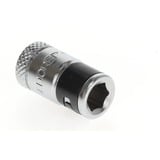 GEDORE Adattatore bit 1/4" quadrato > 1/4" esagonale cromo