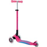 GLOBBER Primo Foldable Plus Lights, Scooter fucsia/Blu chiaro