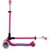 GLOBBER Primo Foldable Plus Lights, Scooter fucsia/Blu chiaro