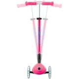 GLOBBER Primo Foldable Plus Lights, Scooter fucsia/Blu chiaro