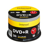 Intenso 4111155 DVD vergine 4,7 GB DVD+R 50 pz, Supporti vergini DVD DVD+R, 120 mm, Scatola per torte, 50 pz, 4,7 GB