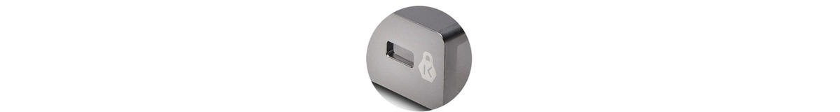 Kensington Adattatore lucchetto per Mac Studio argento, Adattatore di bloccaggio, Argento, 1 pz, Zinco, Mac Studio, 15,2 mm