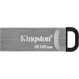 Kingston DataTraveler Drive Flash USB Kyson da 512GB, Chiavetta USB argento, 512 GB, USB tipo A, 3.2 Gen 1 (3.1 Gen 1), 200 MB/s, Senza coperchio, Argento