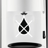 Krups AromaCafe 5 Automatica Macchina da caffè con filtro, Macchina fa filtro bianco, Macchina da caffè con filtro, Caffè macinato, 200 W, Nero, Bianco
