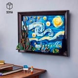 LEGO Ideas Vincent van Gogh - Notte stellata, Giochi di costruzione Set da costruzione, 18 anno/i, Plastica, 2316 pz, 2,99 kg