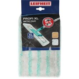 LEIFHEIT Profi Micro Duo Testa del mocio Turchese, Bianco, Copertina di tergicristallo bianco/Blu chiaro, Testa del mocio, Turchese, Bianco, Microfibra, 1 pz