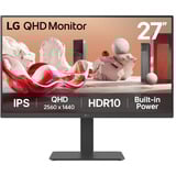 LG 27BA45QB-B Monitor PC 68,6 cm (27") 2560 x 1440 Pixel Quad HD LCD Nero, Monitor LED Nero, 68,6 cm (27"), 2560 x 1440 Pixel, Quad HD, LCD, 5 ms, Nero