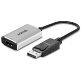 Lindy 41094 cavo e adattatore video 0,11 m DisplayPort HDMI Grigio Nero/grigio, 0,11 m, DisplayPort, HDMI, Femmina, Maschio, Dritto