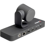 Lindy Telecamera PTZ 4K, Webcam Nero