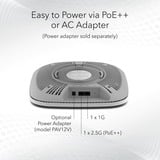 Netgear Insight Cloud Managed WiFi 6 AX6000 Tri-band Multi-Gig Access Point (WAX630) 6000 Mbit/s Bianco Supporto Power over Ethernet (PoE) bianco, 6000 Mbit/s, 1200 Mbit/s, 2400 Mbit/s, 100,1000,2500 Mbit/s, IEEE 802.11ax, IEEE 802.11i, IEEE 802.3af, IEEE 802.3at, 200 utente(i)