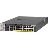 Netgear M4300-16X Gestito L3 10G Ethernet (100/1000/10000) Supporto Power over Ethernet (PoE) 1U Nero, Interruttore Gestito, L3, 10G Ethernet (100/1000/10000), Supporto Power over Ethernet (PoE), Montaggio rack, 1U