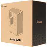 Ocypus Gamma-C60-BKG000XX-GL, Chassis Tower Nero