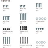 One for all Supporto da parete per TV girevole, Montaggio a parete Nero/Bianco