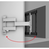 One for all Supporto da parete per TV girevole, Montaggio a parete Nero/Bianco