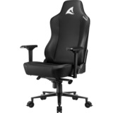 Sharkoon SKILLER SGS40 Seduta imbottita Schienale imbottito, Sedili di gioco Nero, Seduta imbottita, Schienale imbottito, Nero, Nero, Schiuma, Poliuretano, Schiuma, Poliuretano (PU)