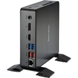 Shuttle NC4010BA PC/stazione di lavoro Intel® Celeron® 7305 4 GB DDR4-SDRAM 128 GB SSD Windows 11 Pro Mini PC Nero, Mini-PC Nero, Intel® Celeron®, 7305, 4 GB, 128 GB, Windows 11 Pro, 64-bit