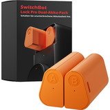 SwitchBot Dual Power Pack per Lock Pro, Batteria arancione 