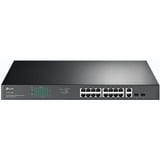 TP-Link TL-SG1218MP switch di rete Non gestito Gigabit Ethernet (10/100/1000) Supporto Power over Ethernet (PoE) 1U Nero, Interruttore Non gestito, Gigabit Ethernet (10/100/1000), Full duplex, Supporto Power over Ethernet (PoE), Montaggio rack, 1U