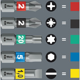 Wera Tool-Check PLUS 2, Set di bit Nero/Verde