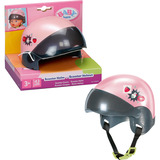 ZAPF Creation BABY born Casco per scooter 43cm, Accessori della bambola fucsia