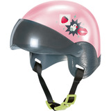ZAPF Creation BABY born Casco per scooter 43cm, Accessori della bambola fucsia