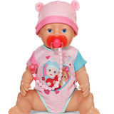 ZAPF Creation BABY born Dummy with Clip 2 assorted, Accessori della bambola BABY born Dummy with Clip 2 assorted, Porta ciuccio e ciuccio per bambola, 3 anno/i