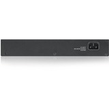 Zyxel GS1100-24E Non gestito Gigabit Ethernet (10/100/1000) Nero Non gestito, Gigabit Ethernet (10/100/1000), Montaggio rack, Montabile a parete