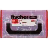 fischer FixTainer - DuoPower, Tassello grigio chiaro/Rosso