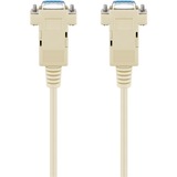 goobay 68484 cavo seriale Grigio 2 m RS-232 grigio, Grigio, 2 m, RS-232, Femmina, Femmina, Dritto