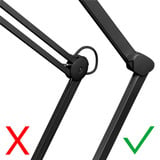 goobay Lampada lente LED con morsetto 10W, Luce LED Nero