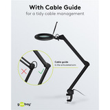 goobay Lampada lente LED con morsetto 10W, Luce LED Nero