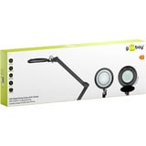 goobay Lampada lente LED con morsetto 10W, Luce LED Nero