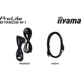 iiyama B1980S-W1, Monitor LED bianco (matto)