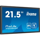 iiyama TF2238MSC-B1 Monitor PC 53,3 cm (21") 1920 x 1080 Pixel Full HD LED Touch screen Nero, Monitor LED Nero, 53,3 cm (21"), 1920 x 1080 Pixel, Full HD, LED, 5 ms, Nero