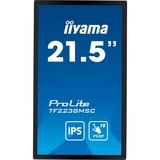 iiyama TF2238MSC-B1 Monitor PC 53,3 cm (21") 1920 x 1080 Pixel Full HD LED Touch screen Nero, Monitor LED Nero, 53,3 cm (21"), 1920 x 1080 Pixel, Full HD, LED, 5 ms, Nero