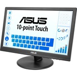 ASUS VT168HR 39,6 cm (15.6") 1366 x 768 Pixel WXGA LED Touch screen Nero Nero, 39,6 cm (15.6"), 1366 x 768 Pixel, WXGA, LED, 5 ms, Nero