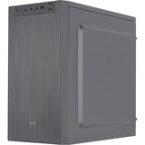 Aerocool CS-108 Mini Tower Nero Nero, Mini Tower, PC, Nero, micro ATX, Mini-ITX, ABS, SPCC, 15,1 cm